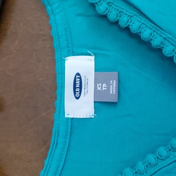 Old Navy Sleveless Top Tank XS Petrol - Picture 2 of 5